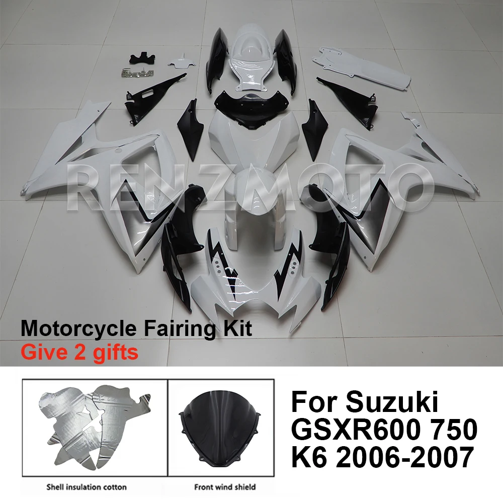 

For SUZUKI GSXR 600 750 06-07 K6 K7 Fairing R/Z GRA611 Motorcycle Set Body Kit Decoration Plastic Guard Plate Accessories Shell