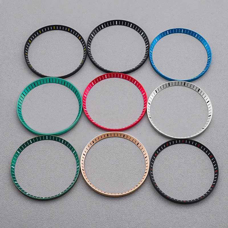 

30.5 mm SKX007 Replacement Ring Fits SKX009 SRPD Case Copper Inner Bezel Seiko NH36 NH35 Movement Case Inner Bezel Watch Parts