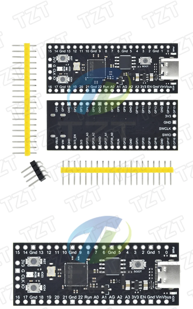 Pico2 RP2350 Entwicklungsboard TYPE-C USB RP2350A 16MB Kompatibel mit Raspberry Pi PICO 2 – Detail 4