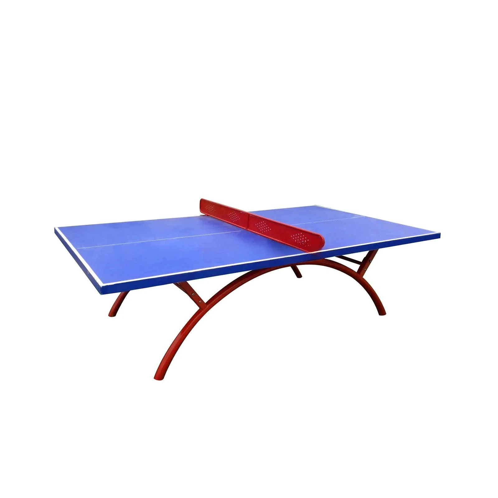 Outdoor Table Tennis Table with Weather-Resistant Coating for Backyard and Parks