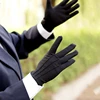 4PCS Black Cotton Gloves Formal Tuxedo Honor Guard Uniform Gloves for Police Server Funeral Parade Costume Coin Jewelry Silver 3