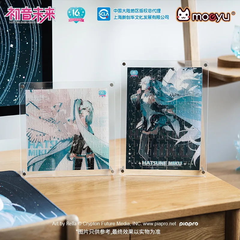 

Новый аниме Hatsune Miku 16-я годовщина кавайная фигурка акриловый пазл DIY Фотография искусственная модель игрушки подарки