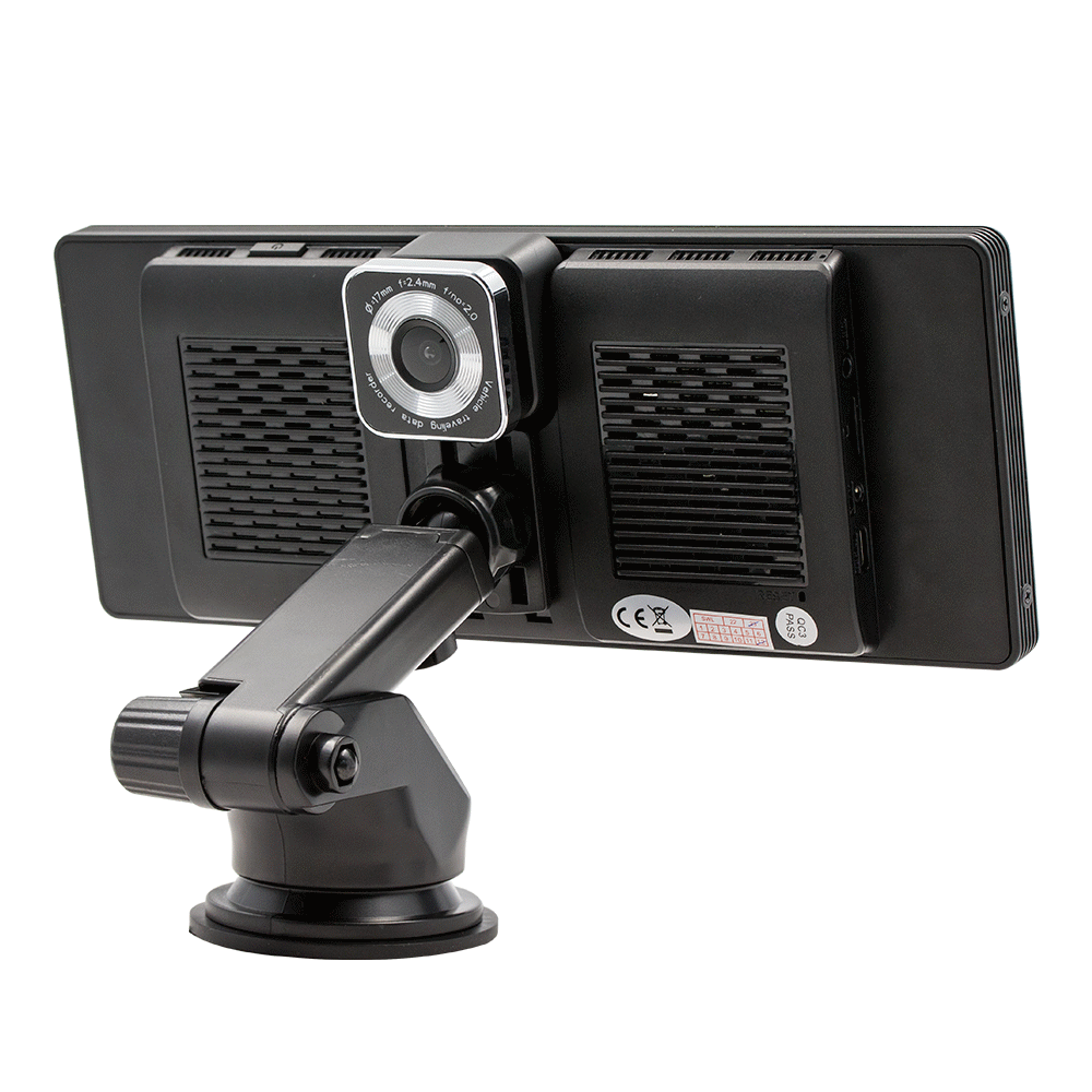 Dash Cam 10.26" con Cámara Trasera, WIFI, CarPlay y Android Auto