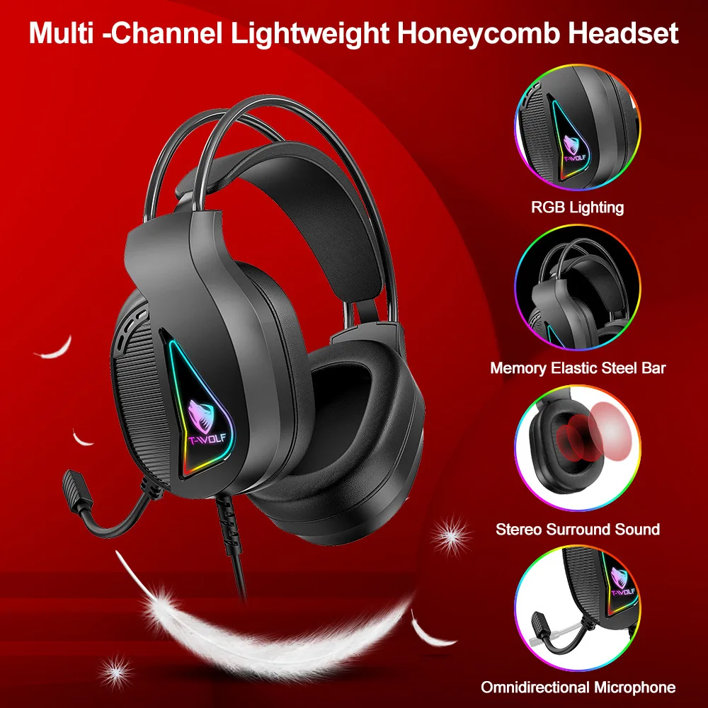 4 In 1 SET Computer USB Wired Set Gaming Headphone Pad Mouse And Keyboard Combos_voghion.com