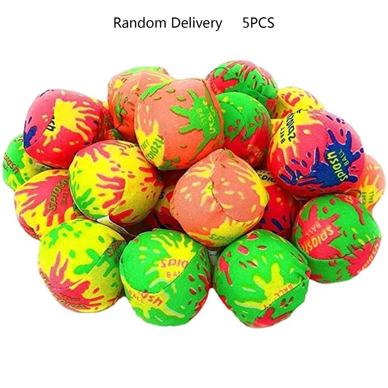 5cm Water Ball Water Fight Cloth Ball for Family Backyard Activity Reusable Toy for Family Gathering