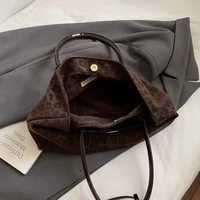 Sacs à bandoulière en cuir PU léopard pour femmes, fourre-tout tendance de marque de luxe de styliste, sacs à main et bourses à poignée courte, 2026 6