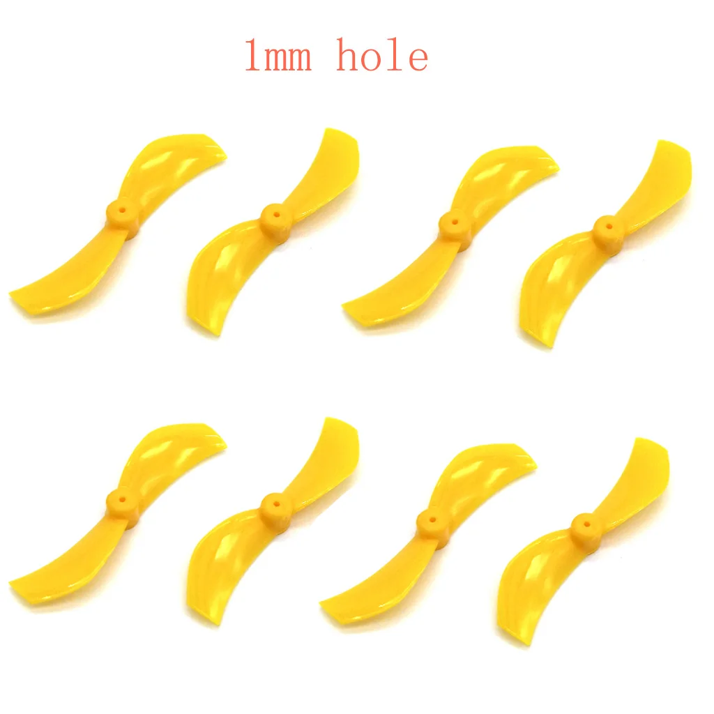 4Pairs 40mm 1610 Propeller 2-Leaves CW CCW Prop 1mm/1.5mm Hole for RC FPV Racing Freestyle Whoop Drone DIY Spare Part