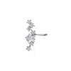 Boucles d'oreilles étoile Sring pour femmes, couleur argent, manchettes à Clip, sans Piercing, Kpop, bijoux à la mode, cadeaux, 1 pièce