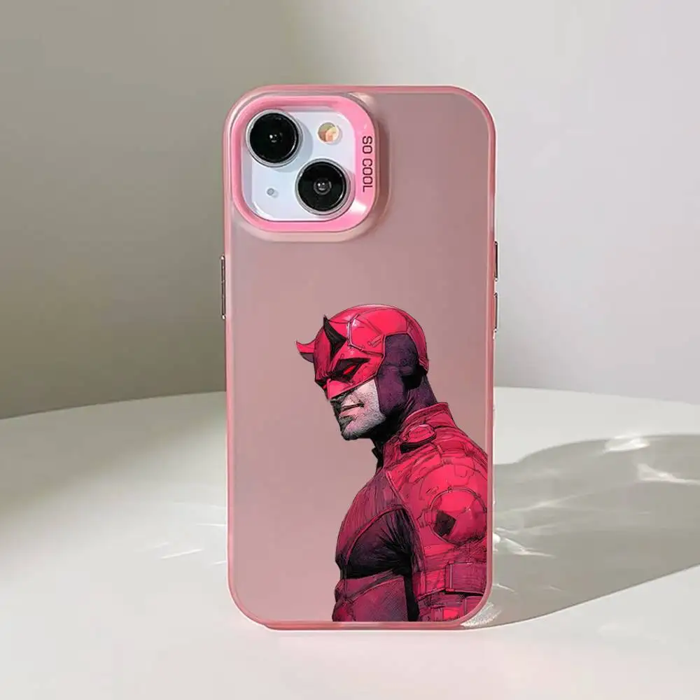 Vibrant Silver D-Daredevil Phone Case