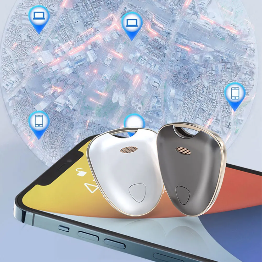Smart Mini GPS Tracker for Pet Dog Cat Pet Locator Bluetooth Tracker Device Anti-lost Reminder Bluetooth for iphone
