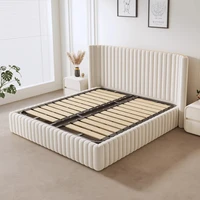 Lit de chambre de fille princesse Simple traduction lit de rangement Double moderne Cama Matrimonio multifonctionnel maison accessoires 3