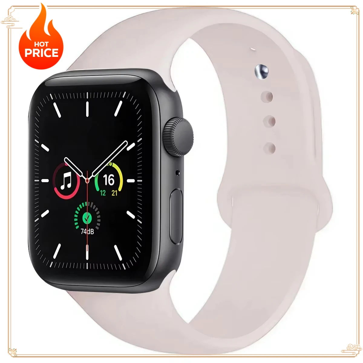 Premium Silicone Strap for Smartwatch - Versatile and Durable Design