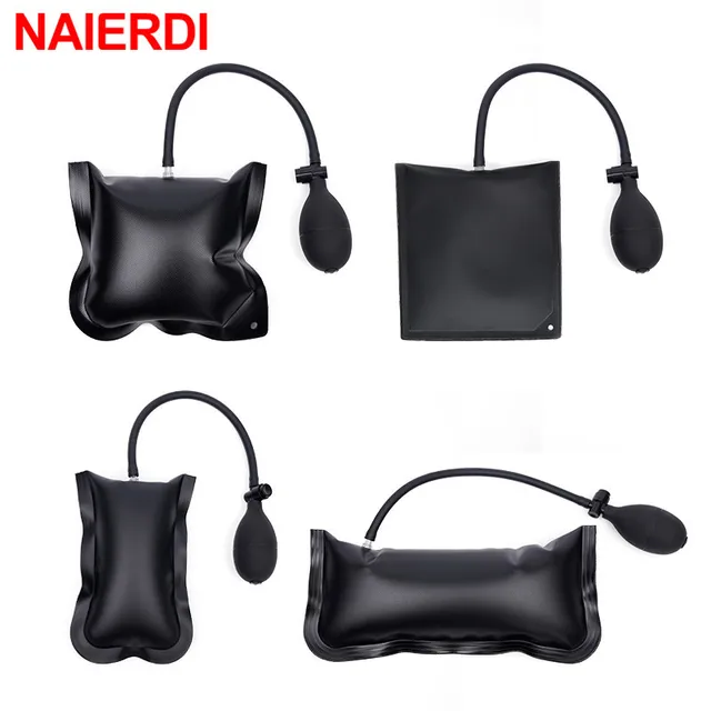 NAIERDI Air Wedge Bag 3 Pieces Strong Air Bag Pump Professional Leveling Kit Locksmith Supplies Tool Auto Airbag Window Repair