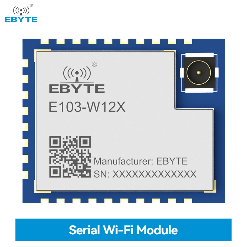 Modulo Wifi Seriale Da16200 Soc 2.4Ghz Ebyte E103-W12X At Command Prese Multiple Mqtt Con Antenna Ipex Basso Consumo Energetico