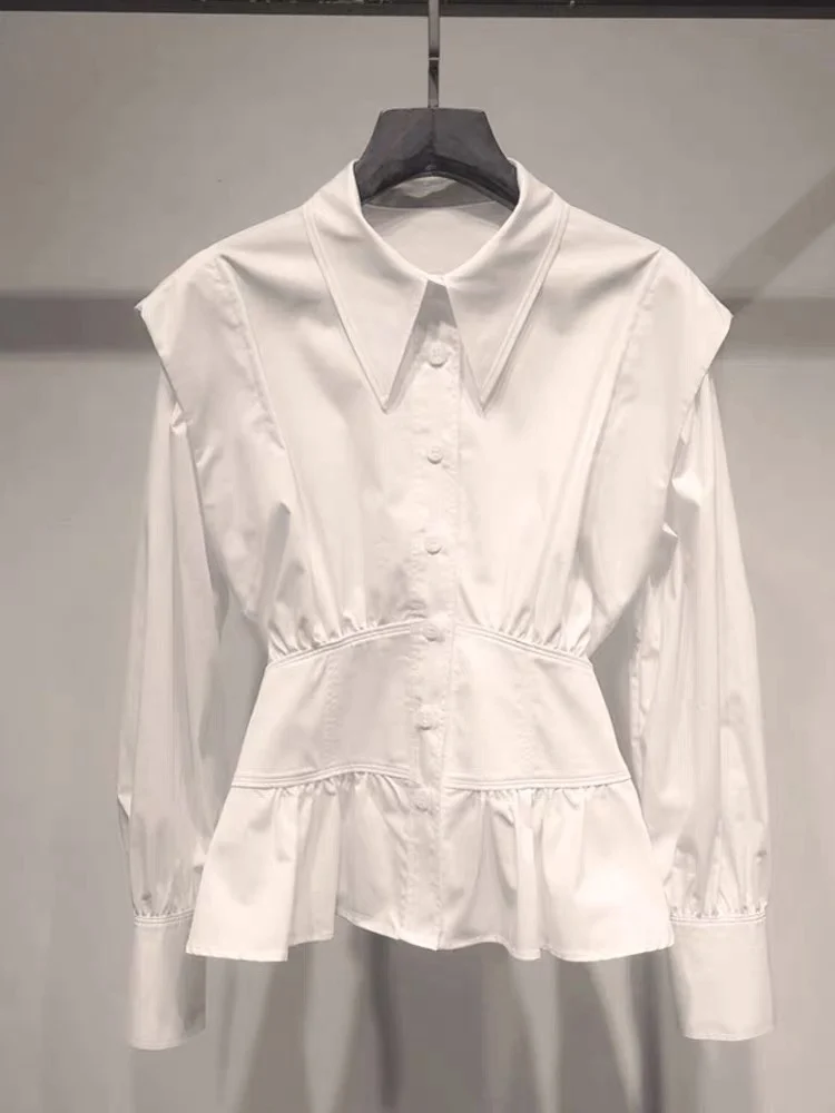

Light ripe French niche style shirt