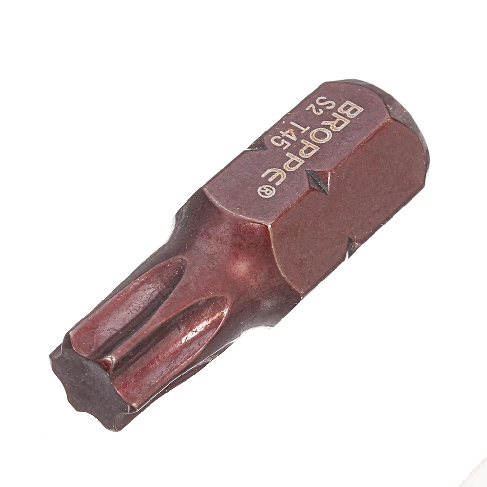 ABNC-Broppe T20-55 Torx 스크루 드라이버 비트 S2 스틸 10mm 육각 섕크, 임팩트 스크루 드라이버 T20, T25, T30, T40, T45, T50, T55 용, 7 개