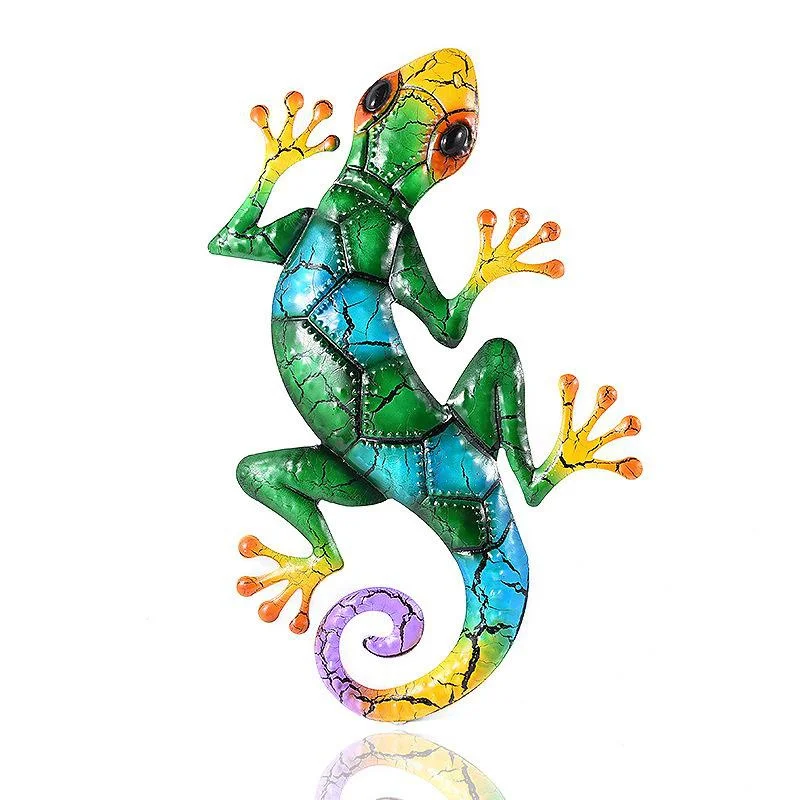 Metal Gecko Yard Garden Decoration 5