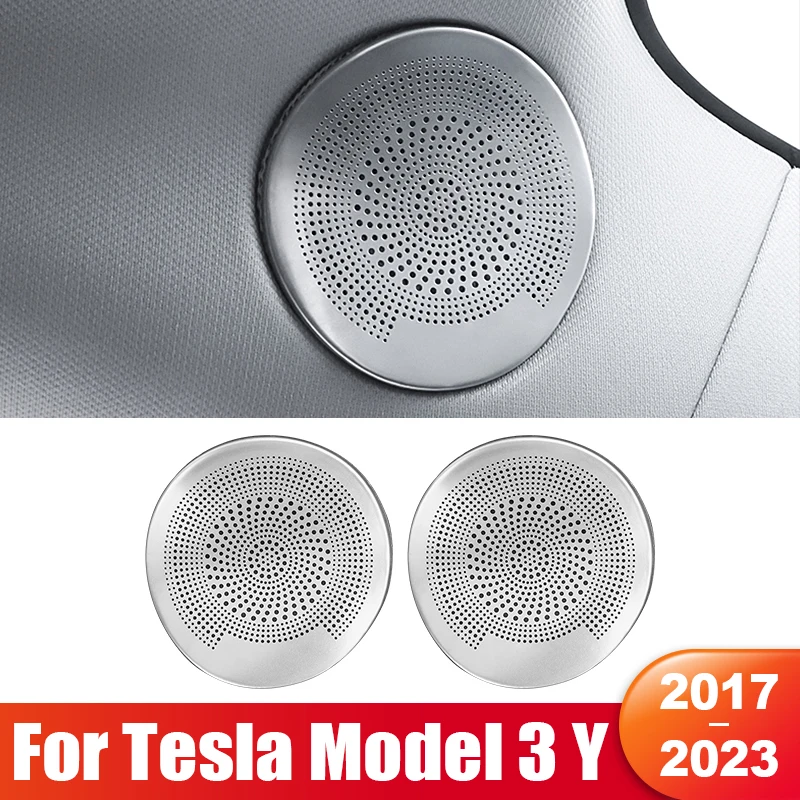For Tesla Model 3 Y 2017 2021 2022 2023 2024 Car Front Column Roof Horn