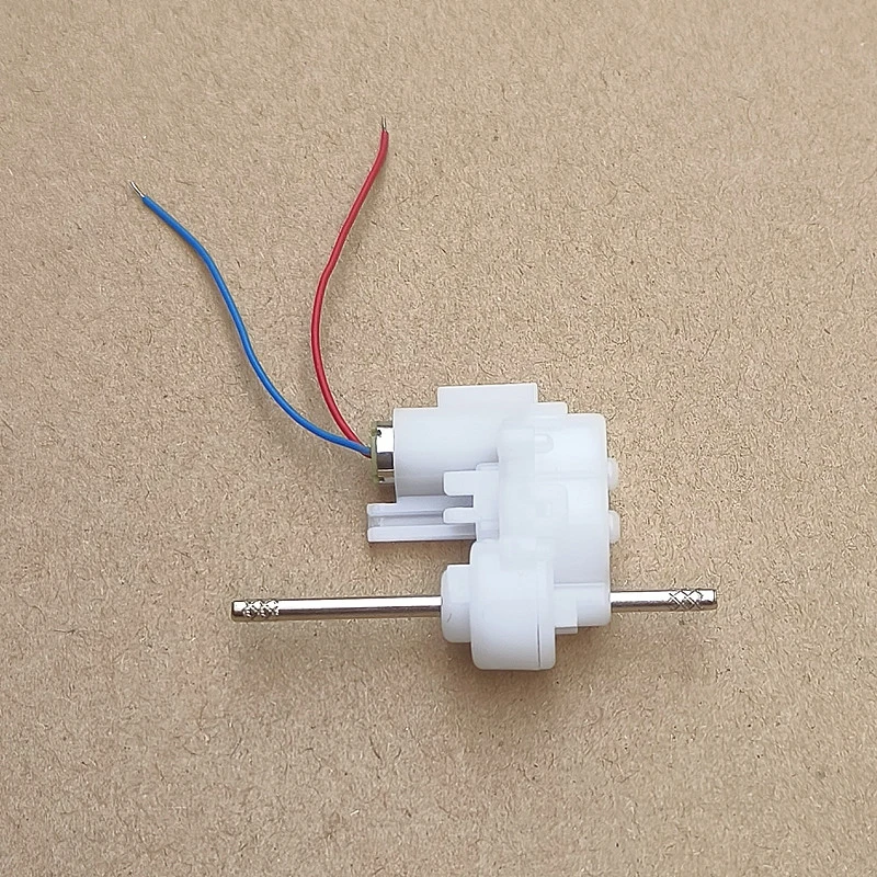 Mini motoréducteur 6x14mm DC 3.7V 390 tr/min double arbre pour bricolage