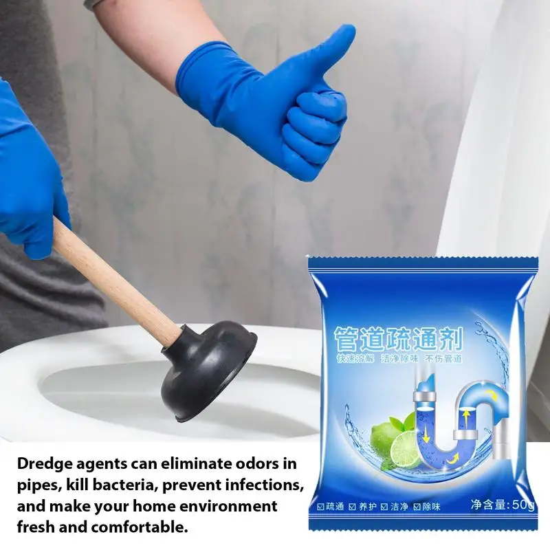 3 Cans Powerful Sink Drain Cleaner Toilet Sewer Sterilizing Deodorizing  Agent Kitchen Bathroom Duct Unclogging Dissolving Powder - AliExpress