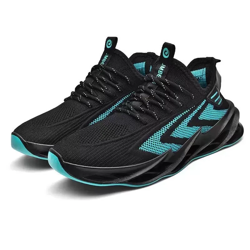 

Men Running Shoes Breathable Fashion Sport Casual Sneakers 2024 New Slip on Knit Outdoor Gym Tennis Trainers
