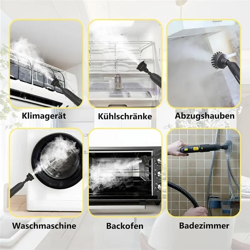 [B25B!】 Set di spazzole per ugelli per vaporizzatore per Karcher SC1 SC2 SC3 SC4 SC5, accessori di ricambio, spazzole rotonde per pulitore a vapore - immagine 4