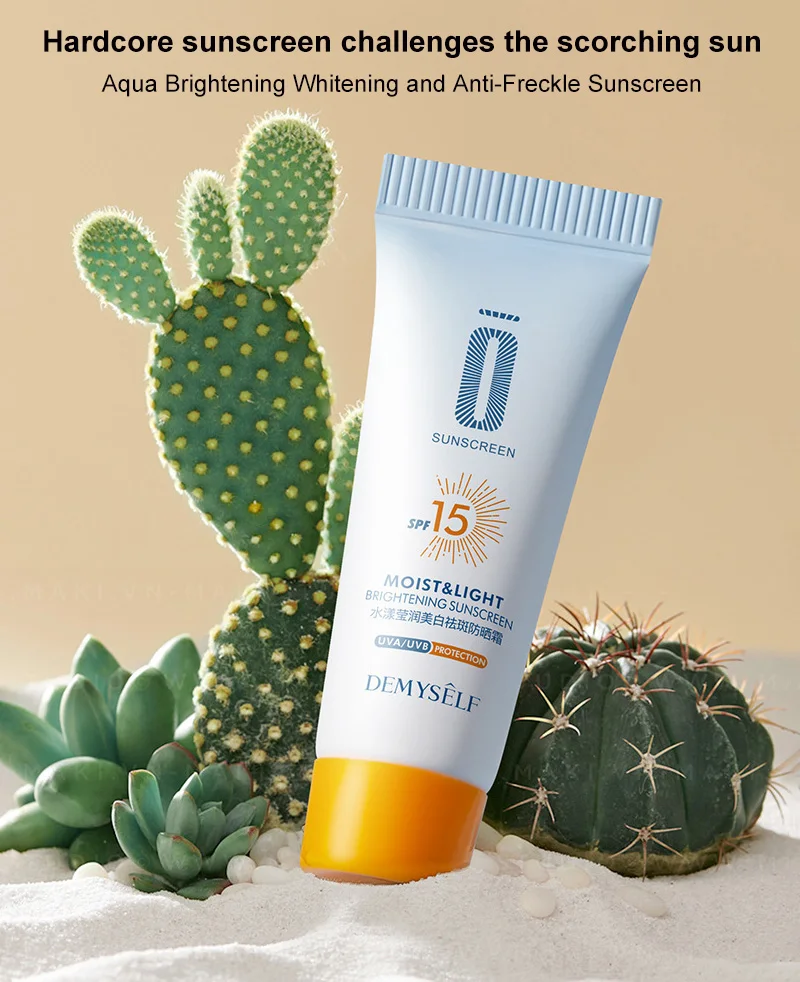 Солнцезащитный отбеливающий солнцезащитный крем с SPF 15 для лица и тела