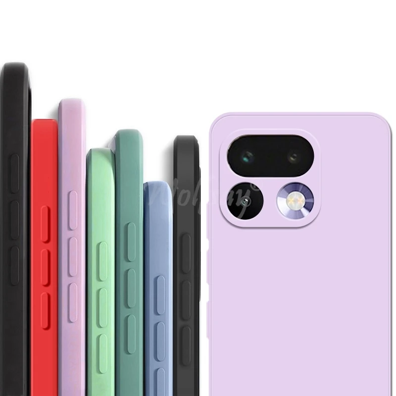 Für Realme 16 Pro Plus Hülle Flüssiges Silikon Einfarbiger Gummi Realme 16 Pro Plus Hülle TPU Sturzsicherer Schutz Realme 16 Pro Hülle