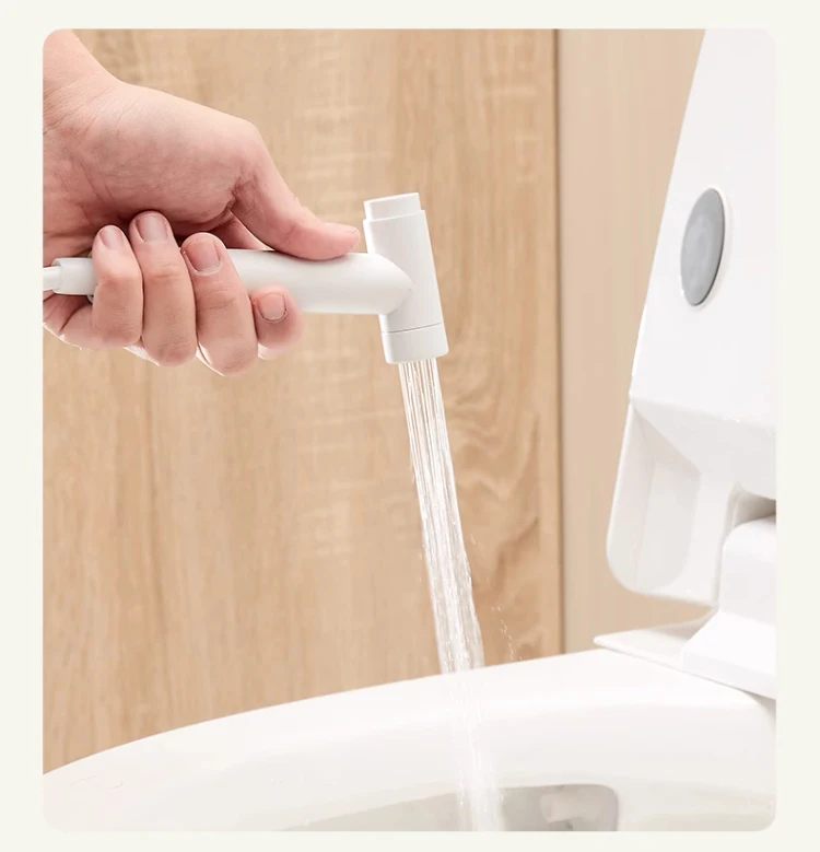 Description Picture 3 of itemBidet Faucets White Single Cold Water Brass Wall Mounted Bathroom Hygienic Shower Sprayer Toilet Washing Machine Tap 811581