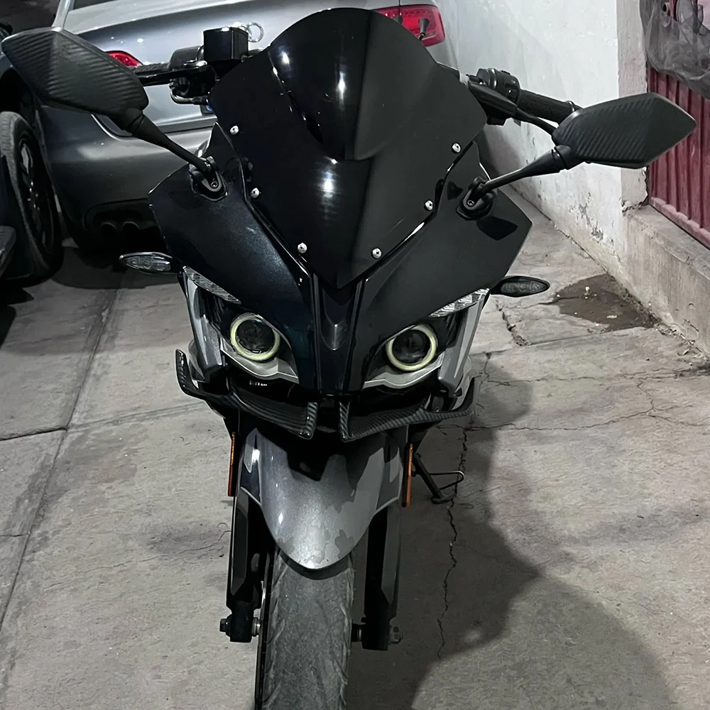 Angel Eye Black Modified Rs 200 For BAJAJ Pulsar RS200 200RS RS - Main Image