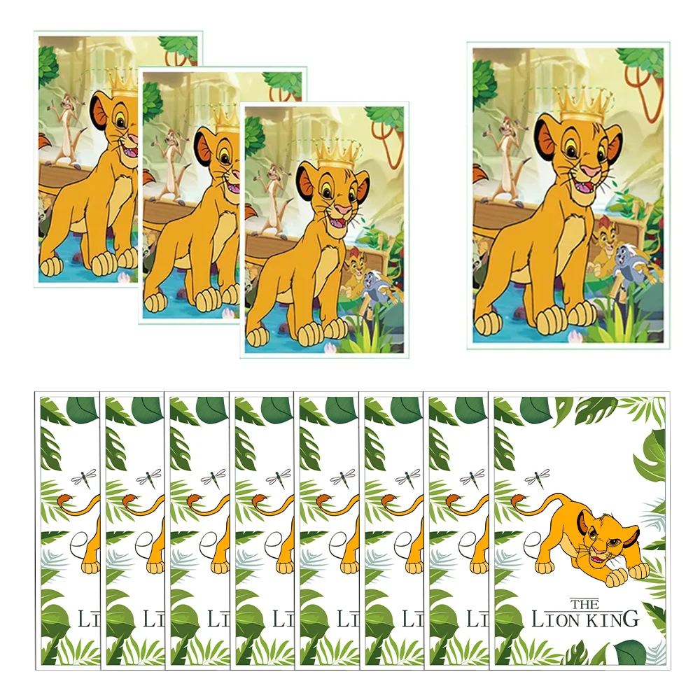 

The Lion King Simba Gift Bags Birthday Party Candy Treat Bag Animal Lion Goodie Gift Bags for Kids Classroom Fillers Decorations