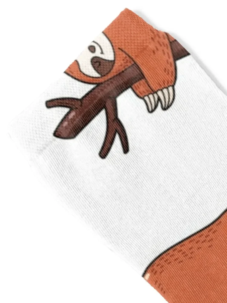 cute sloth Socks Antiskid soccer hiking Socks Women Men's