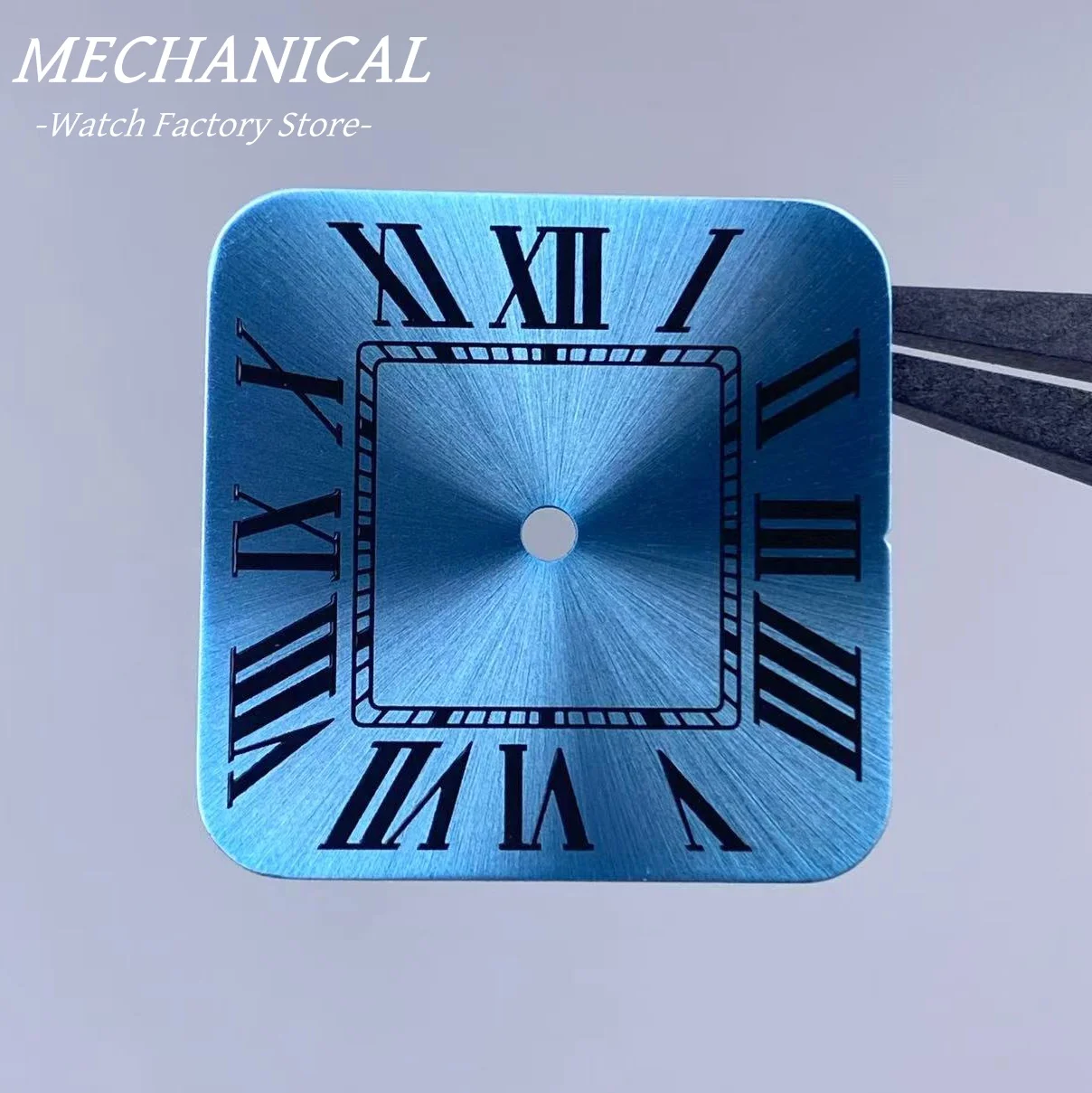 27MM Square Dial with Roman Numerals and Calendar