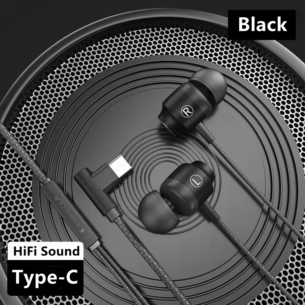 Magnetic Wired Hi-Fi Stereo Earphones with Noise Reduction and HD Mic