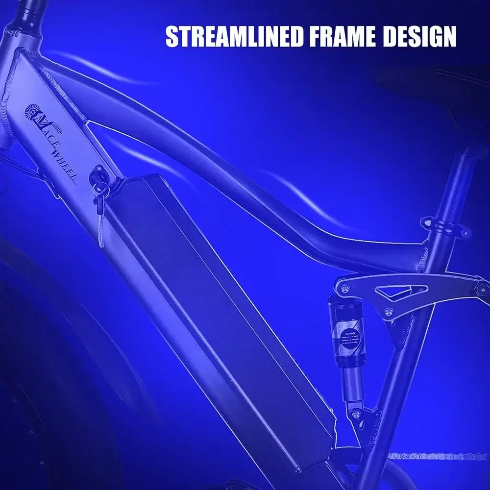 CMACEWHEEL TP26 Electric Bicycle  48V17AH Lithium Battery Adult Riding Electric Bike 26*4 inch Fat Tire Mountain Snow E-bike Sf8155b4b12154bb8aa8330d7150dc0bbO