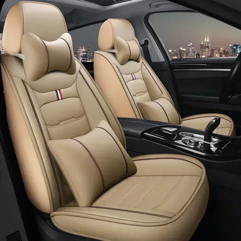 Coprisedile Auto Universale In Pelle 3D Per Cadillac Ats-L Ct4 Ct5 Ct6 Sls Xt4 Xt5 Xt6 Xts Accessori Coperture Interne