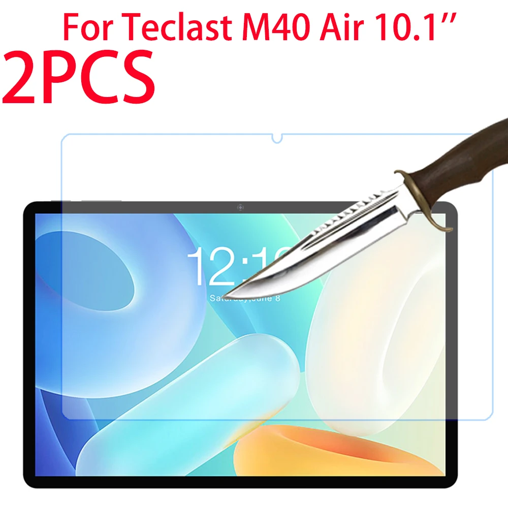 

2 упаковки Закаленное стекло протектор экрана для Teclast M40 Air 10,1 дюймов планшет HD прозрачная защитная пленка Защитное стекло для экрана