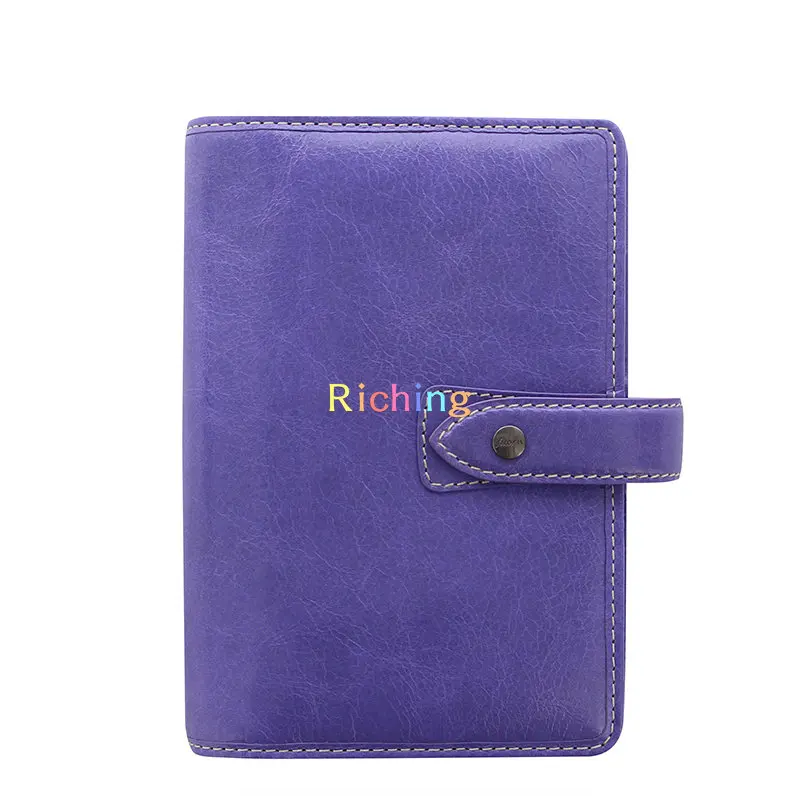 Filofax Malden Organizer, A5 Size, Orchid - Tactile, Full Grain Buffalo - View #11