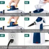 steam cleaner with 12 accessories home Multi-Surface Steamer carpet cleaner machine  Bathroom cleaning자동차 에어컨 청소 6