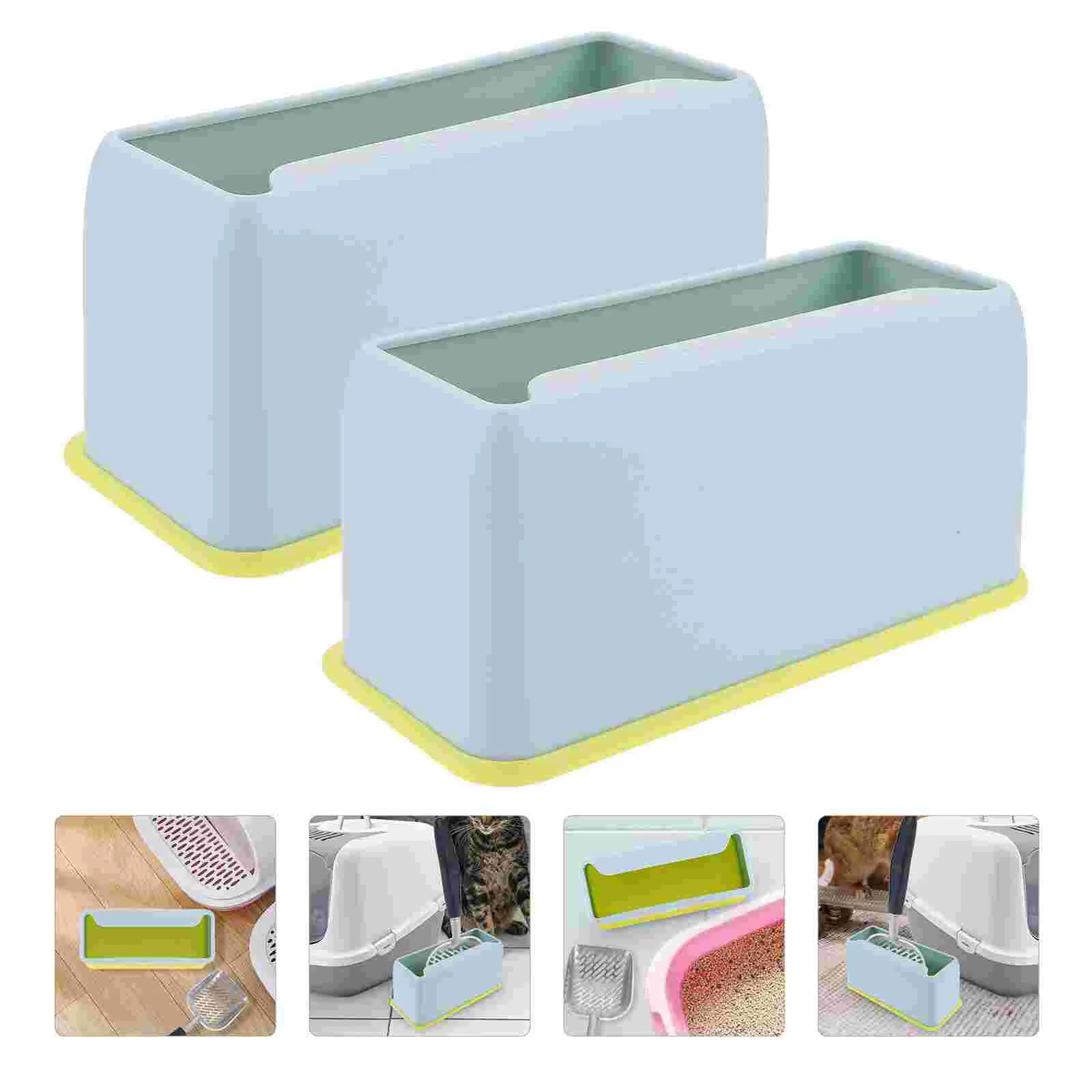 

2Pcs Wear-resistant Scoop Holder Convenient Scooper Holder Household Scoop Stand