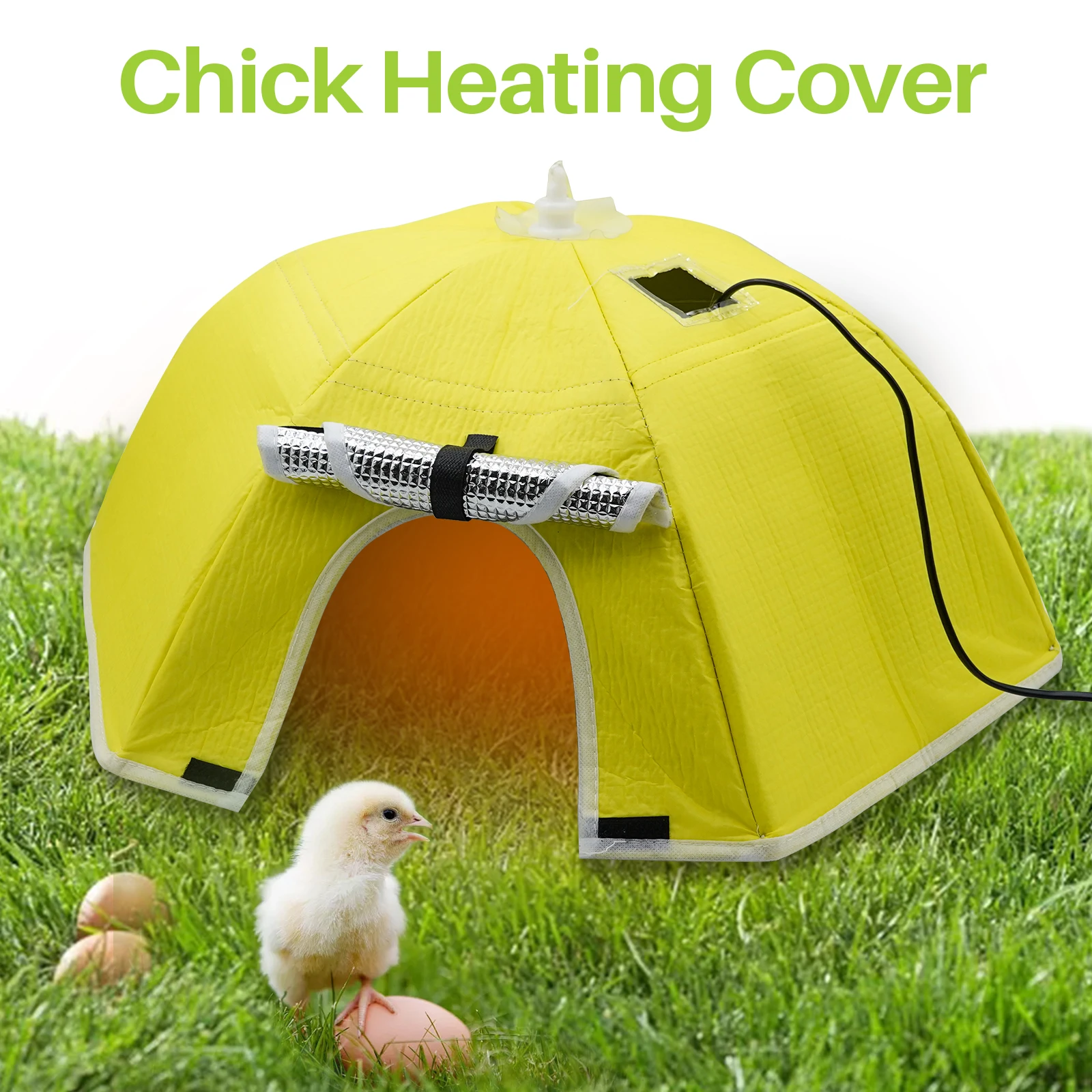 NewElectricChickBrooderHeatingCoverChickCageHeaterChicken