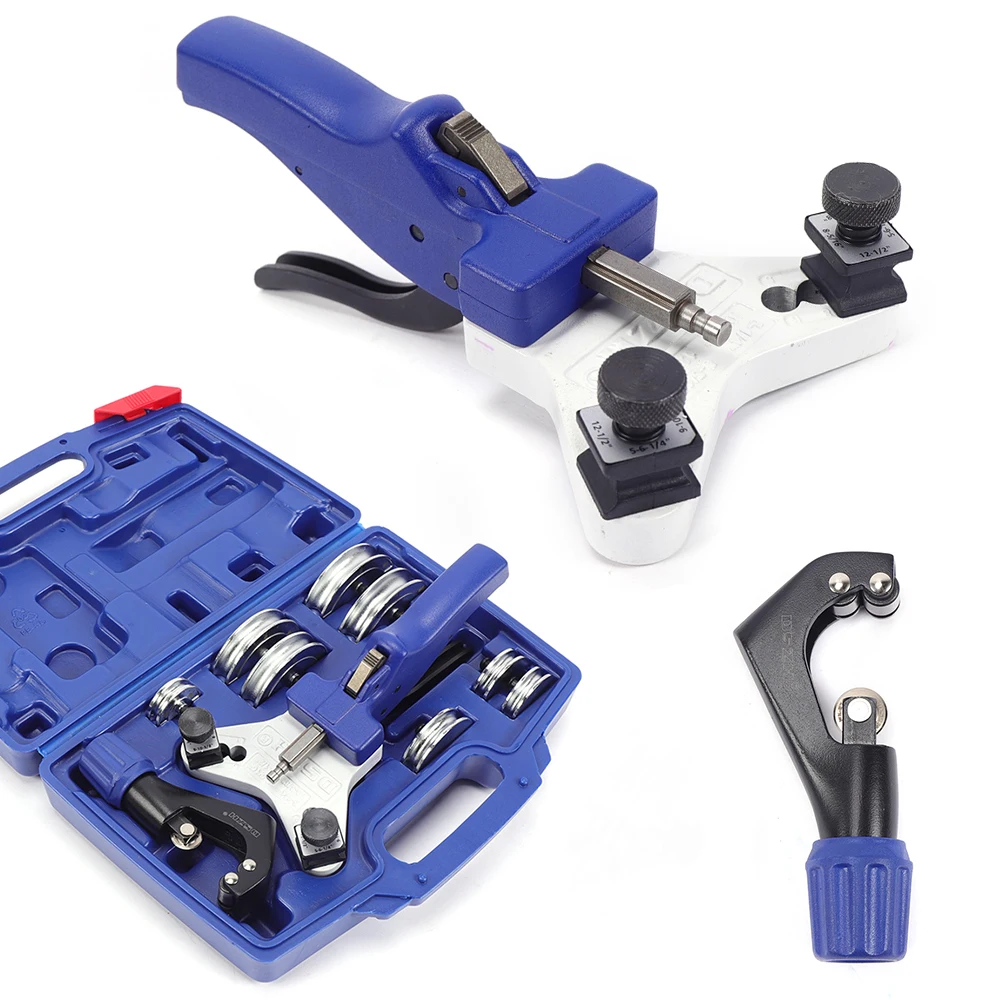 

WK-666 Multi Manual Copper Pipe Bender Air Conditioning Pipe Bender Manual Aluminum Tube Bending Tool Kit