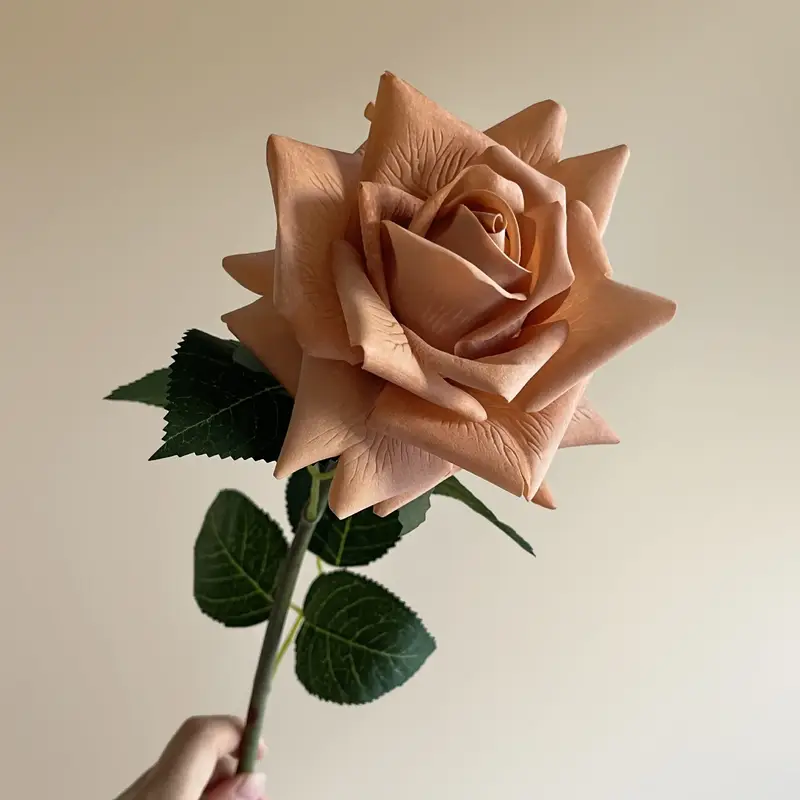5Pcs/lot High-end Autumn Artificial Rose Real Touch Flowers Wedding Decor Bridal Bouquet Party Floral Moisturizing Rose Flowers - Image 11