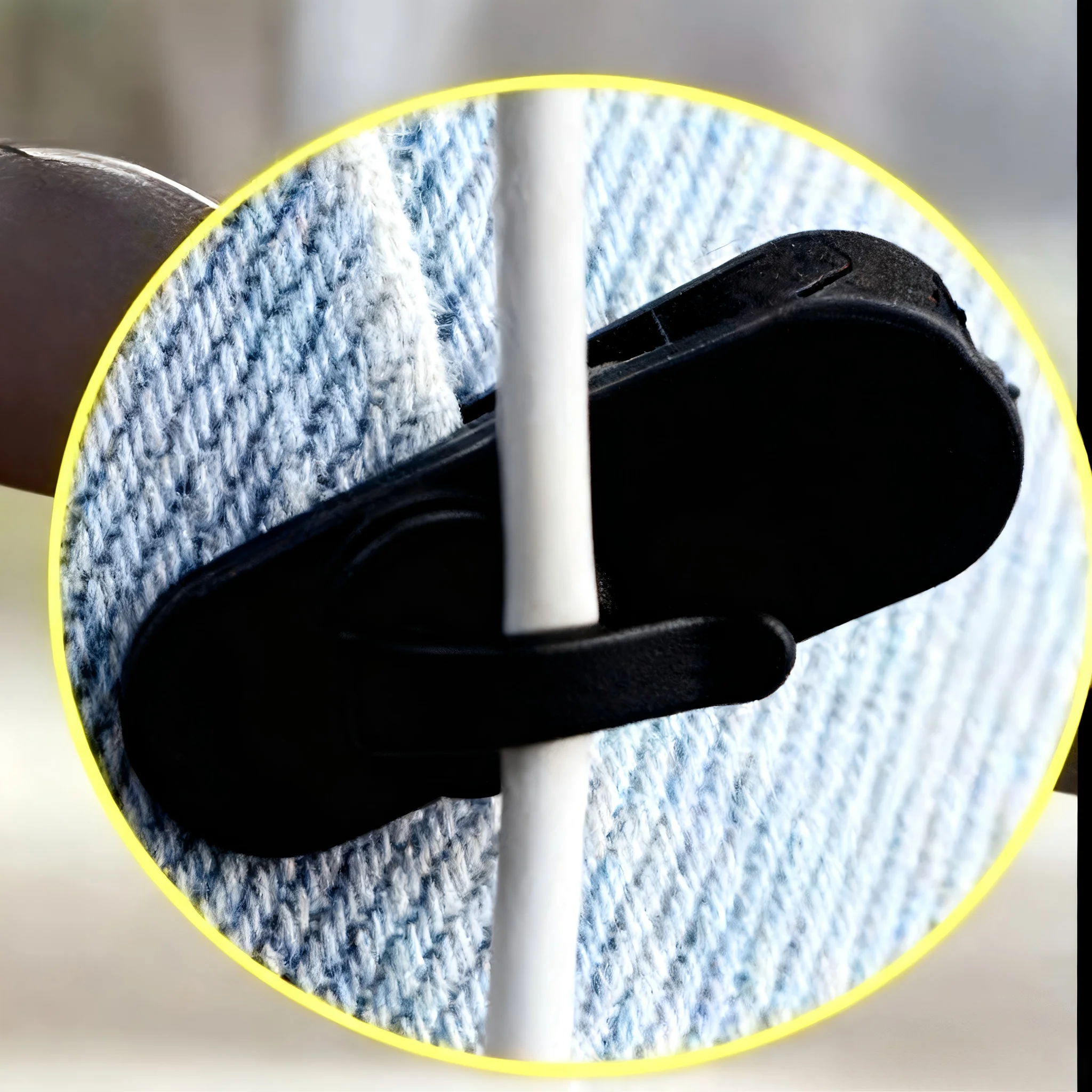 10pcs Rotating Earphone Cable Clips - High-Density Durable Plastic | Lightweight Portable Wire Holders for Desk/Headphone/Phone