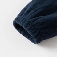 Vêtements d'hiver vêtements pour enfants nouvelle veste polaire pour enfants garçon bébé couleur correspondant hauts décontractés décontracté Simple 4