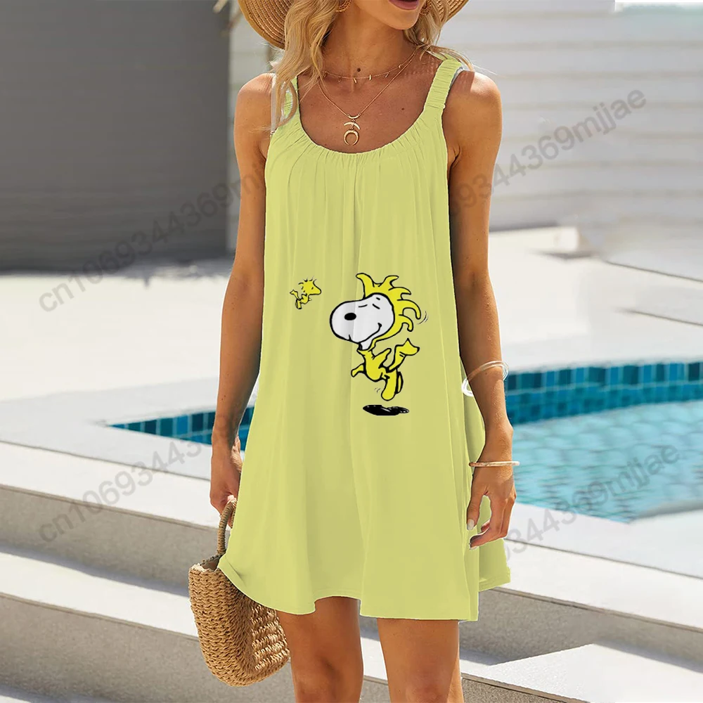 

Pool Party Fashion Beach Outfits for Women Round Neck Womens Dresses Daily Beachwear Beach Dress Ladies 2023 Sexy Woman Clothing