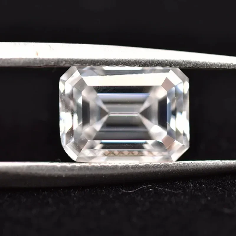 Con Certificato Gra Pietra Moissanite Taglio Smeraldo Da 0,5 Ct A 5Ct D Colore Vvs1 Gemma Gioielleria Fine Materiale Pass Diamond Tester