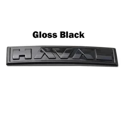 Enhanced Front Grille Hood Logo Stickers for Car Emblems and Accessories (Front Gloss Black)