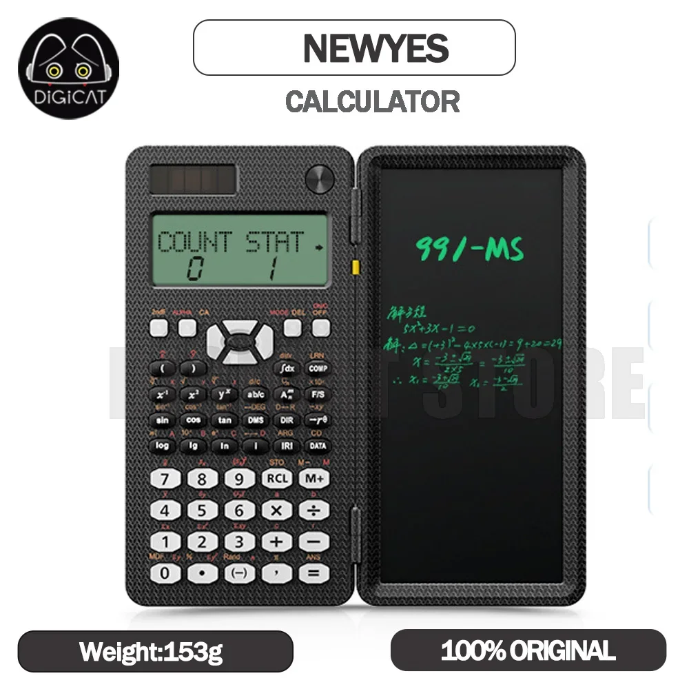 

Newyes Scientific Calculator With Tablet Foldable Student Exam Multifunctional Calculator Accounting CPA Special Finance Counter