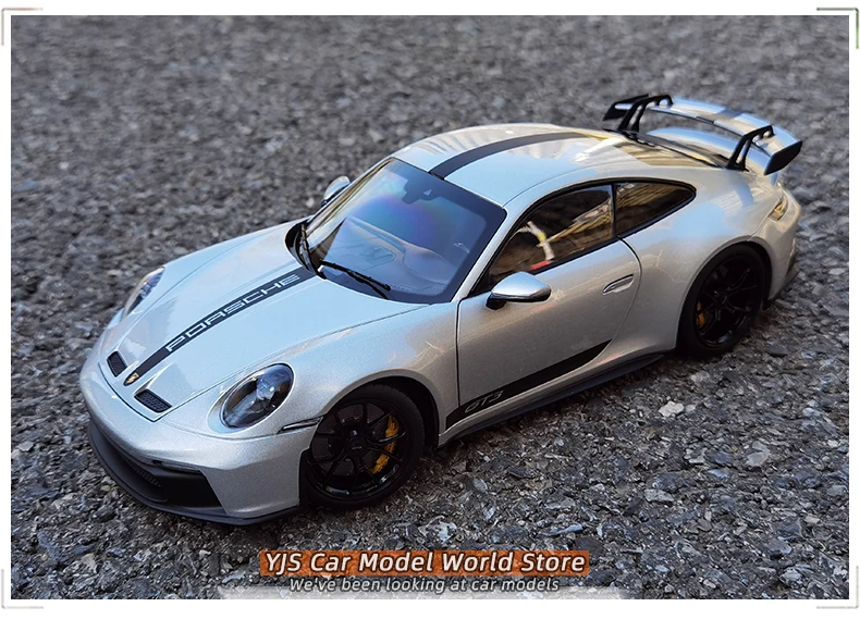 NOREV 1/18 Porsche 911 992 GT3 2021 Sports car model static display piece holiday gift collection for friends 